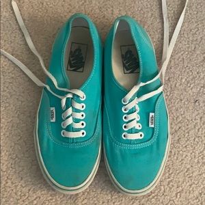 Seafoam green vans